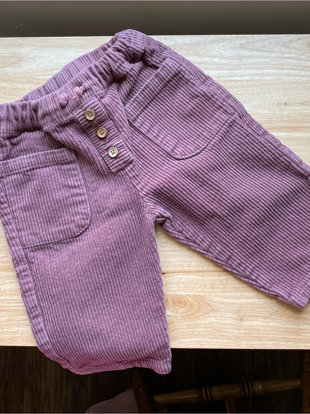 Zara purple corduroy pants size 12-18 month
